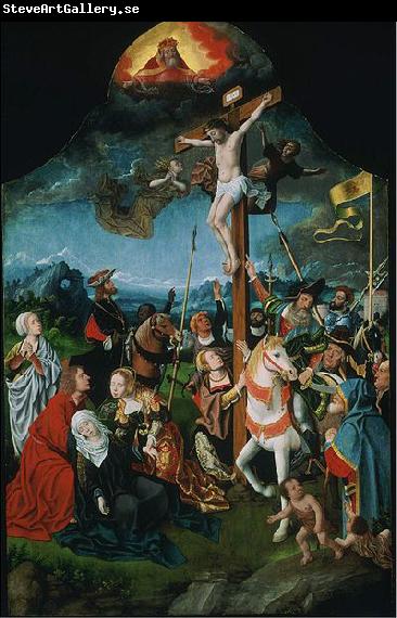 Jan Mostaert The Crucifixion